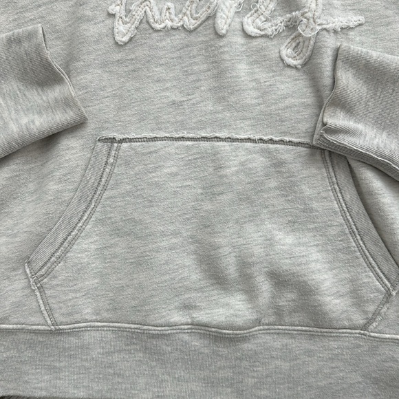 GILLEY HICKS | Vintage Hoodie | Light Grey |    Size L - Picture 6 of 10